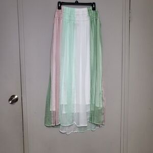 Chelsea & Theodore Soft Pastel Maxi Skirt